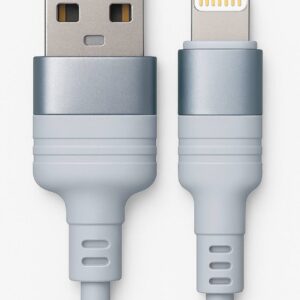 کابل شارژ و انتقال اطلاعات USB-A به لایتنینگ Rikzo مدل RZ-021 با روکش کنفی